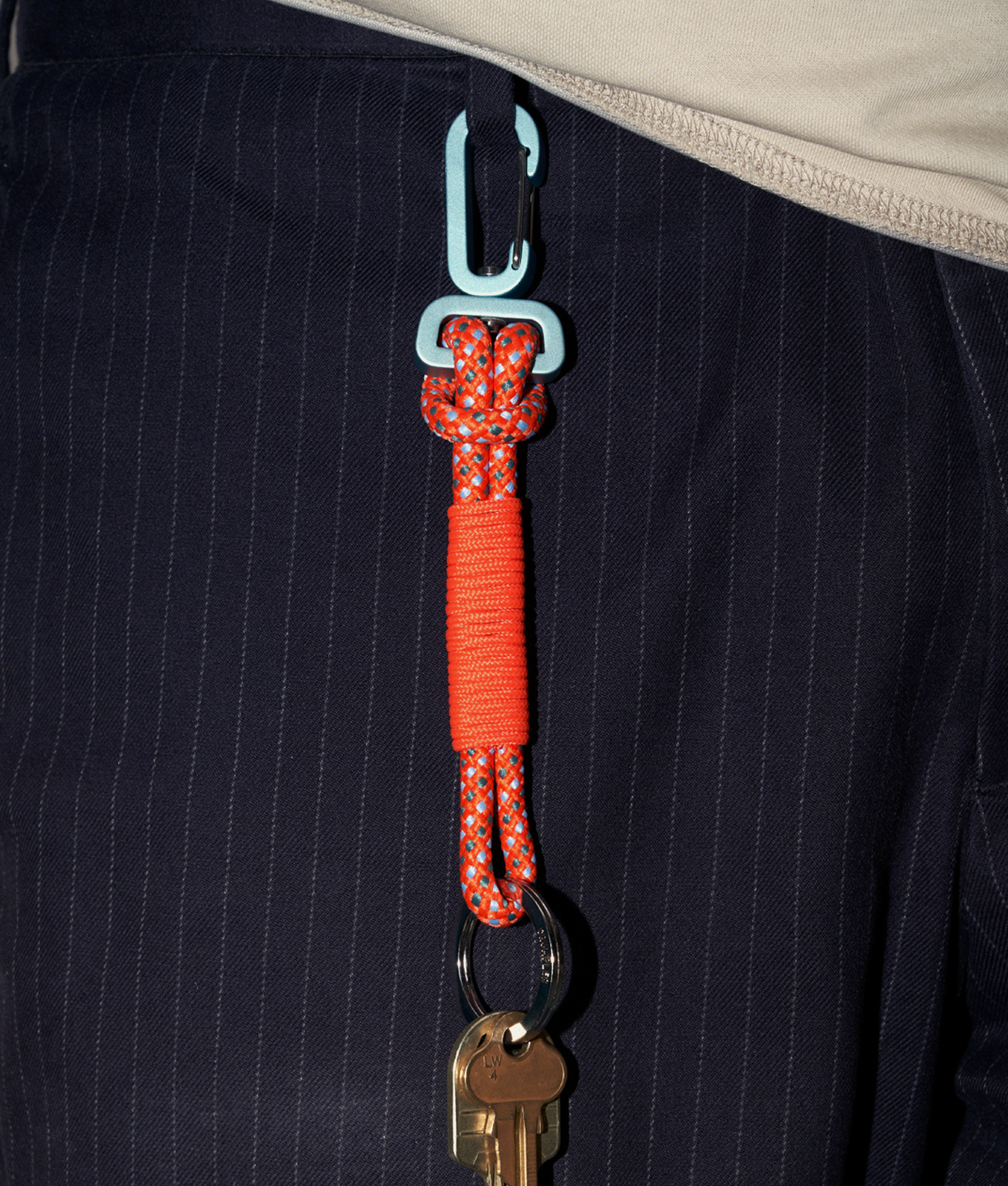Crumpler Small Bags & Accessories Key Holder portachiavi Blu scuro moschettone in alluminio