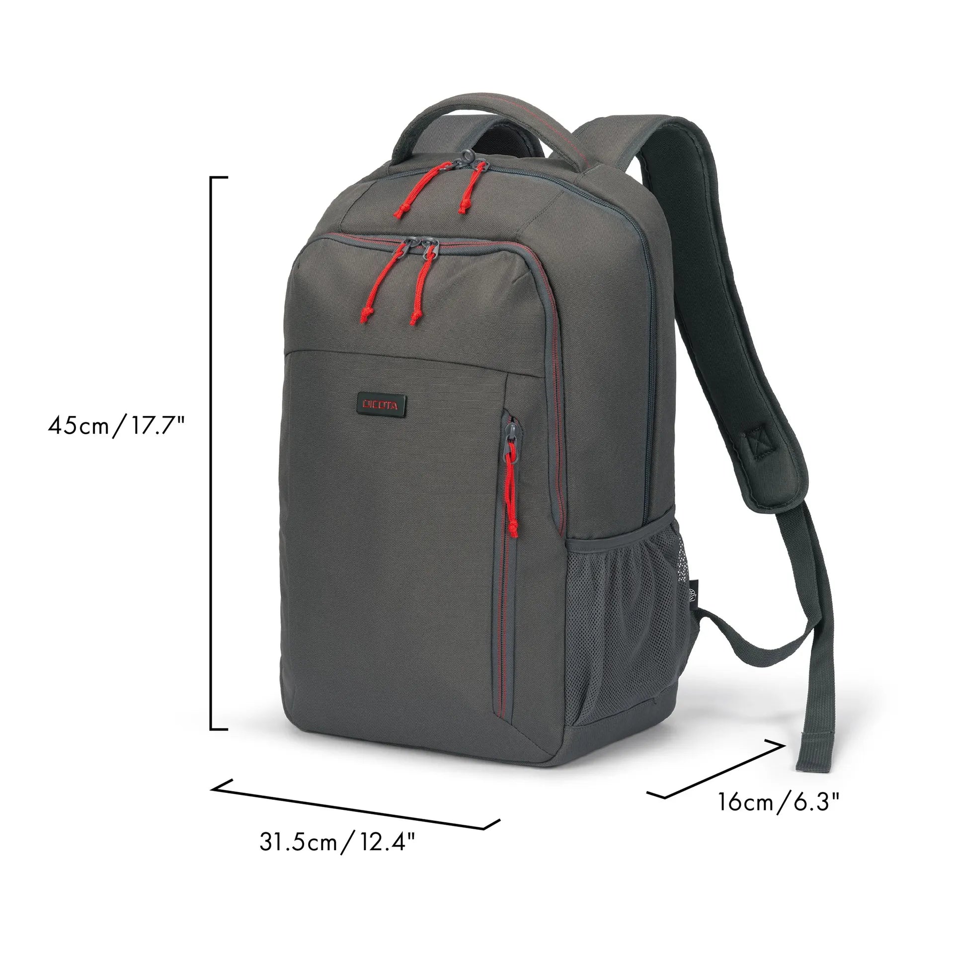 BASE XXO Backpacks SPIN II 13-16 zaino grigio idrorepellente