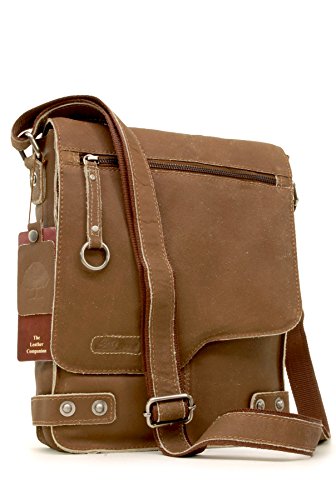 Ashwood Man Bags & Briefcases 8352 Kingston borsa messenger A5 pelle bufalo