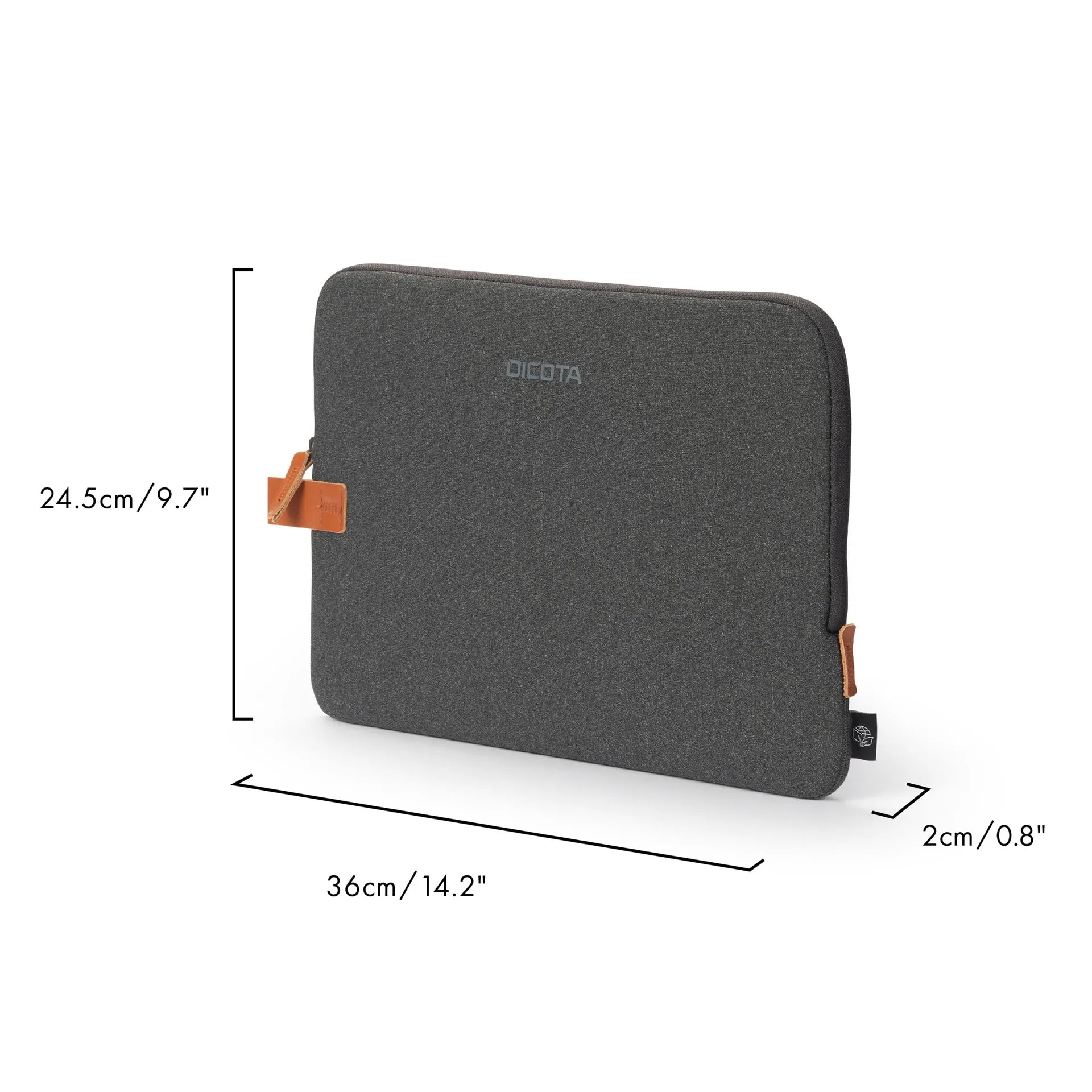 BASE XXO Sleeves Skin URBAN 14 sleeve laptop antracite in neoprene riciclato