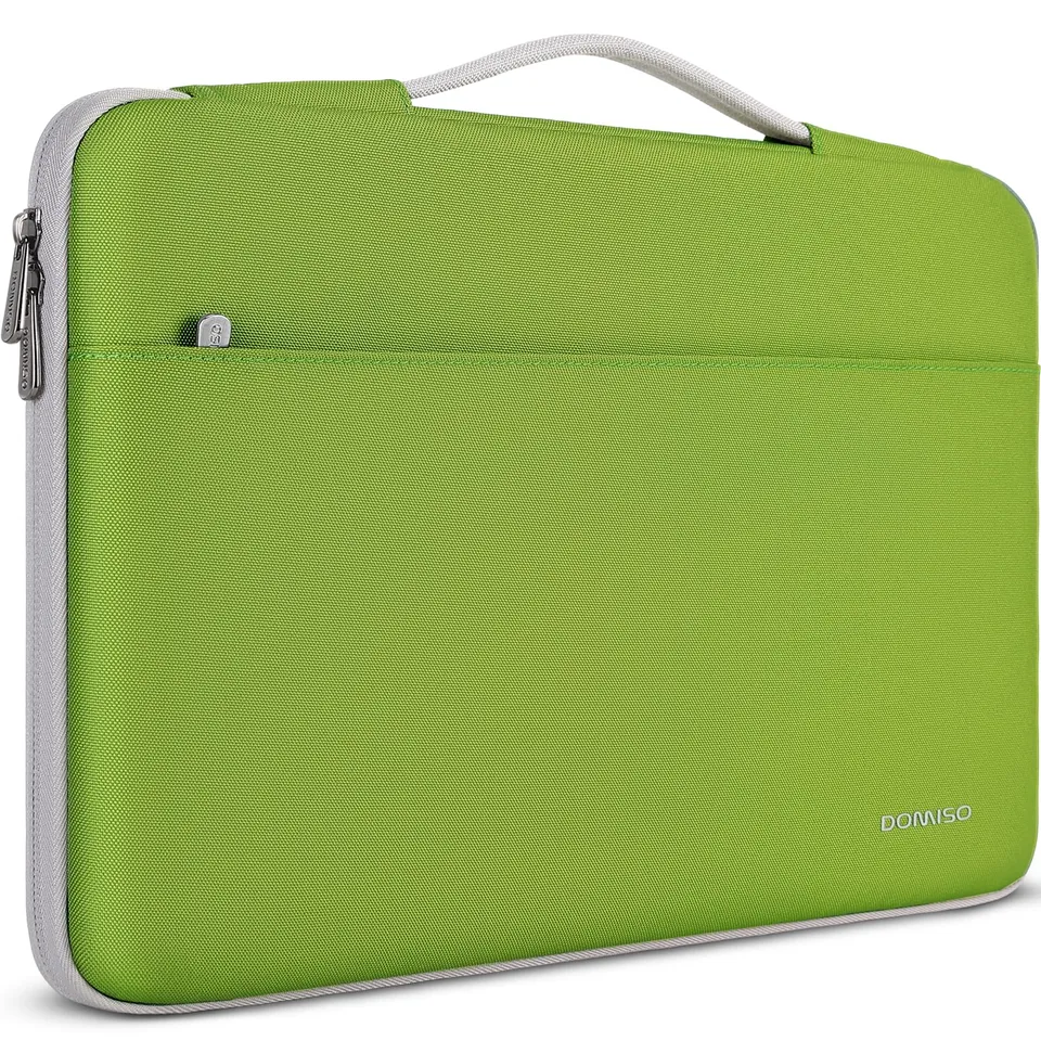 Domiso Laptop Sleeve 17,3 Pollici custodia laptop verde erba antiurto