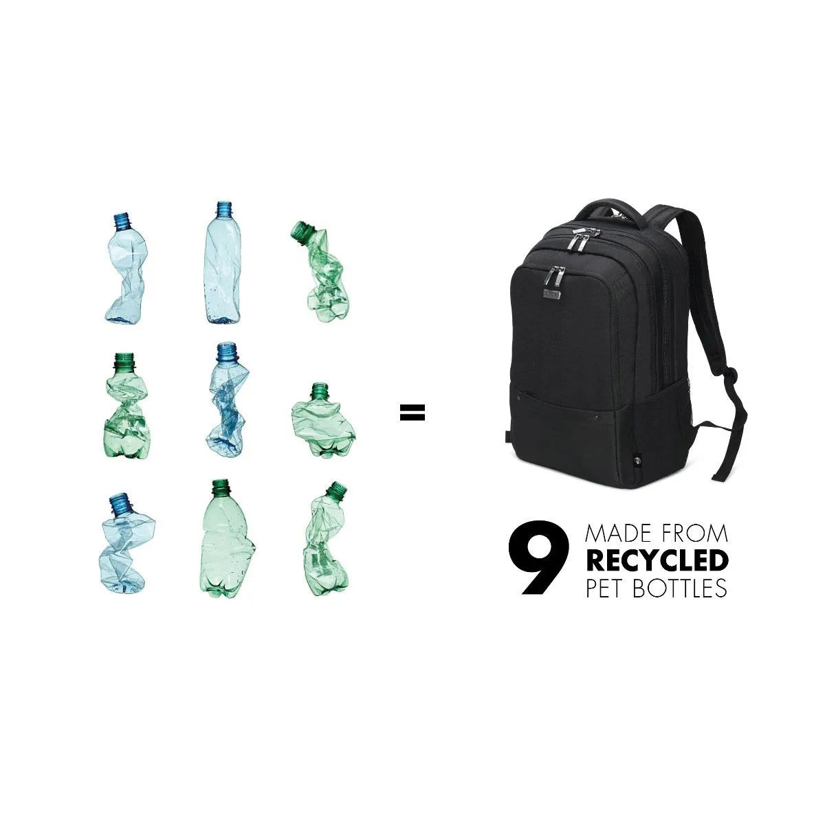 BASE XXO Backpacks Eco Backpack SELECT 13-15.6 zaino nero