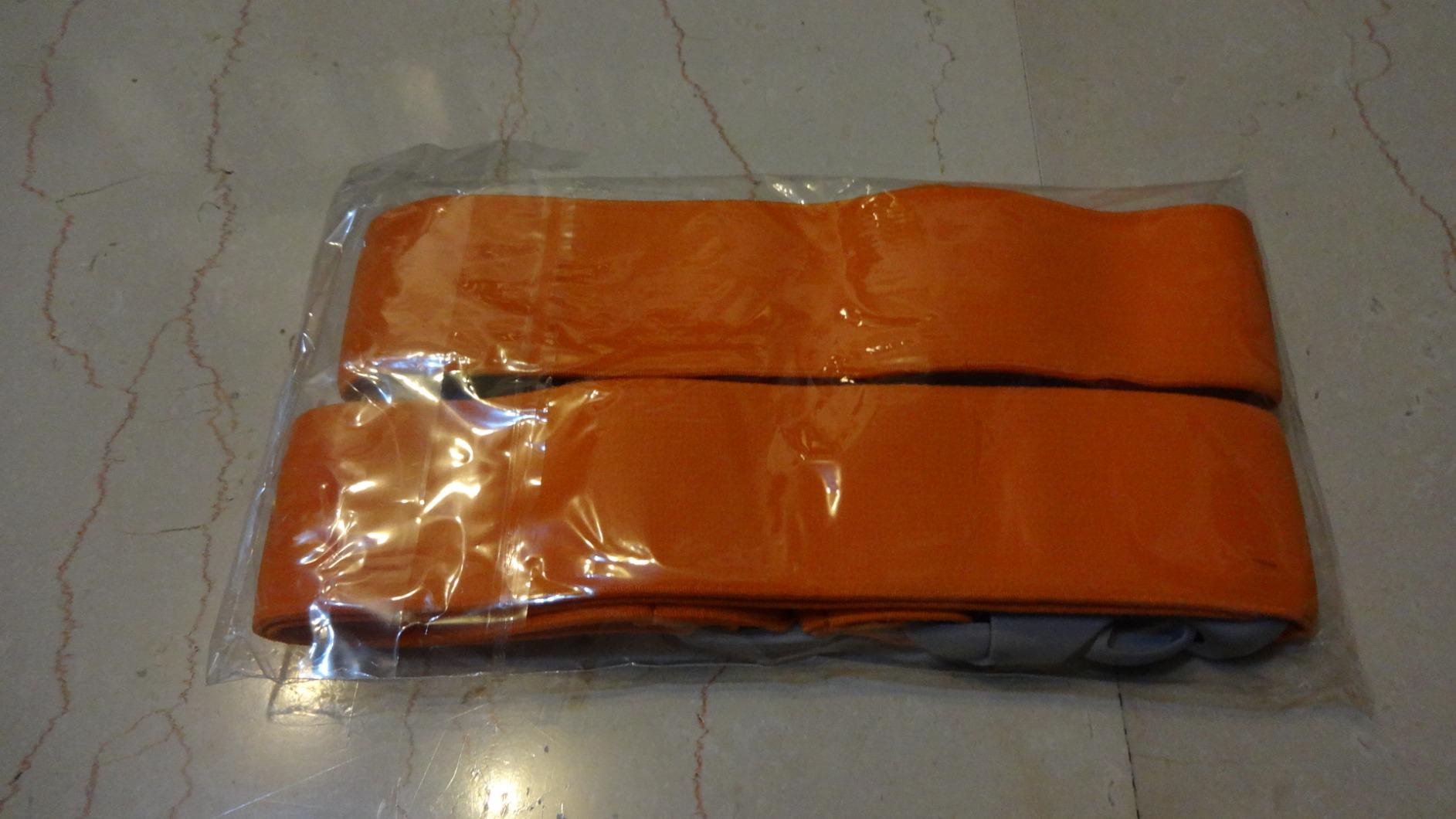 ZINZ Luggage Straps cinghie valigia elastiche arancioni 2 pezzi
