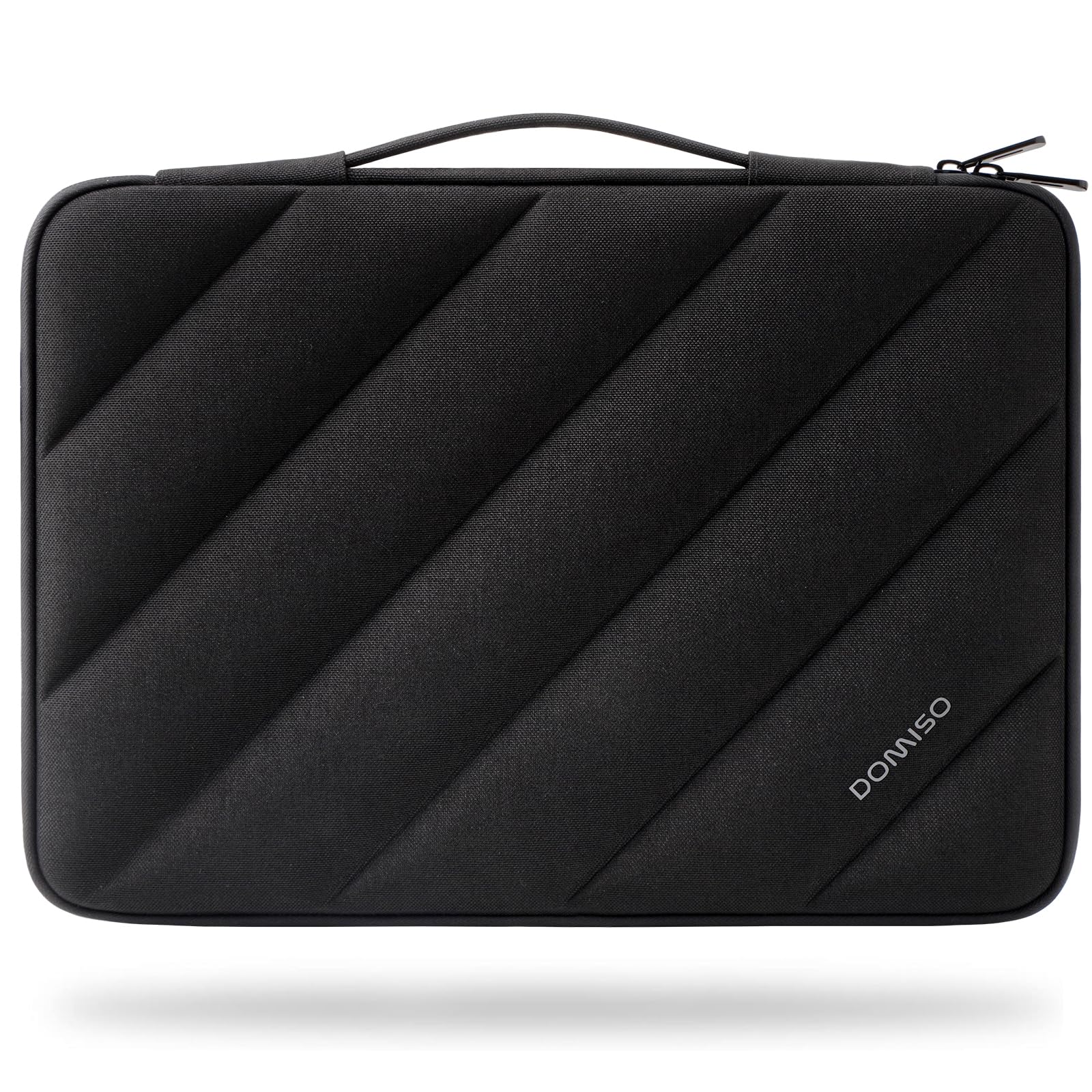 Domiso Laptop Sleeve 17,3 pollici custodia nera impermeabile