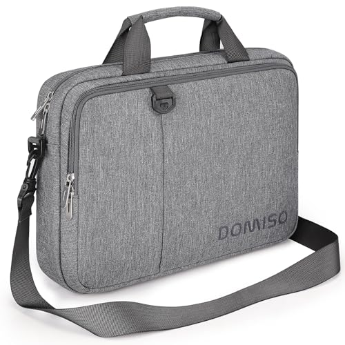 Domiso Laptop Briefcase 14 pollici borsa laptop grigia impermeabile