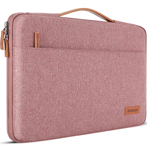 Domiso Laptop Sleeve 15.6 Pollici custodia laptop rosa impermeabile