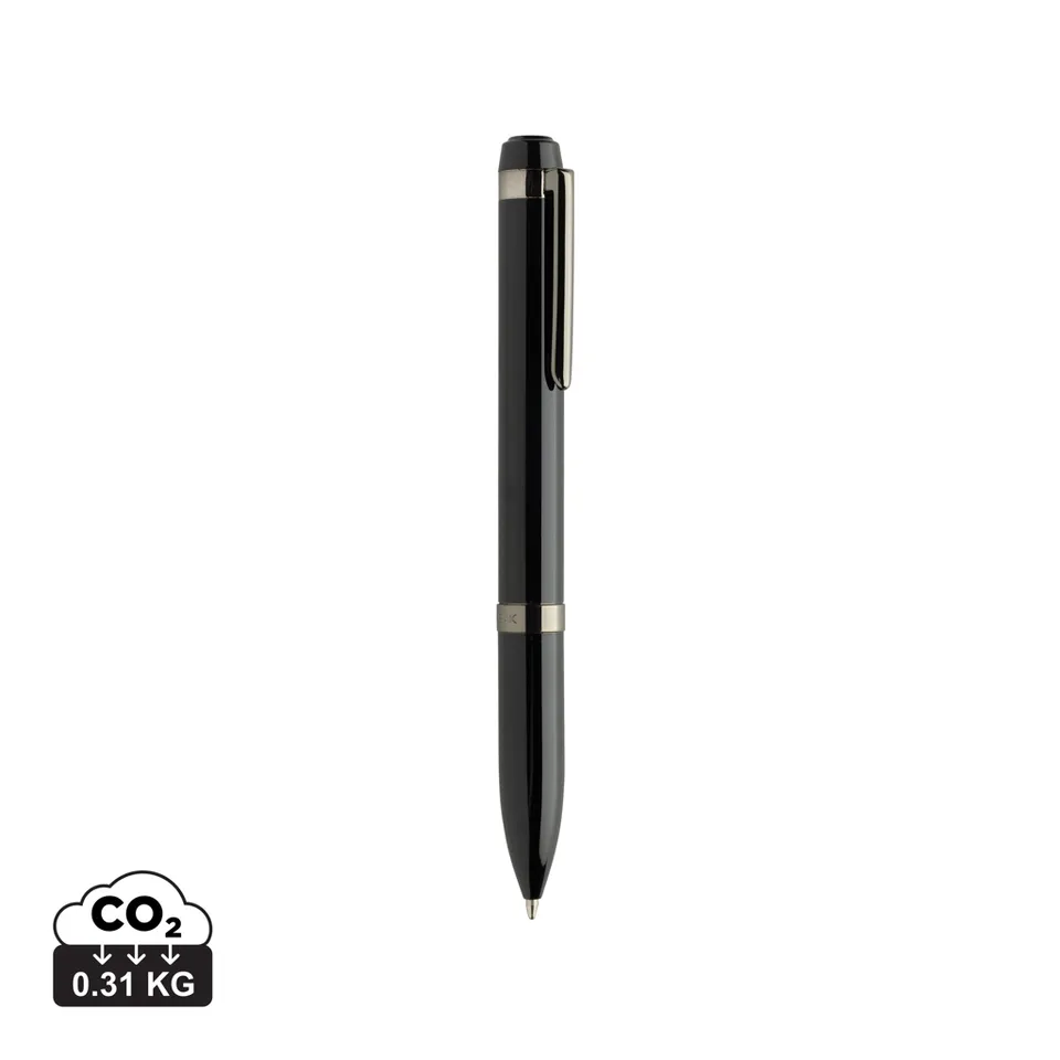 Swiss Peak Ufficio & Scrittura OSLO Deluxe penna a sfera nera, 1 pezzo acciaio RCS