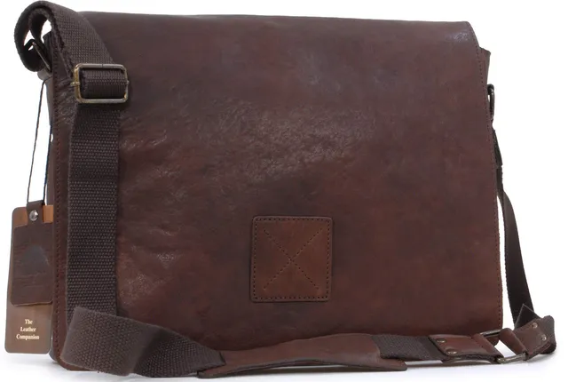 Ashwood Man Bags & Briefcases Pedro borsa messenger in pelle capiente