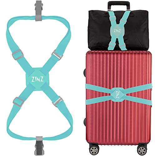 ZINZ Luggage Straps cinghia per bagagli verde chiaro elastica
