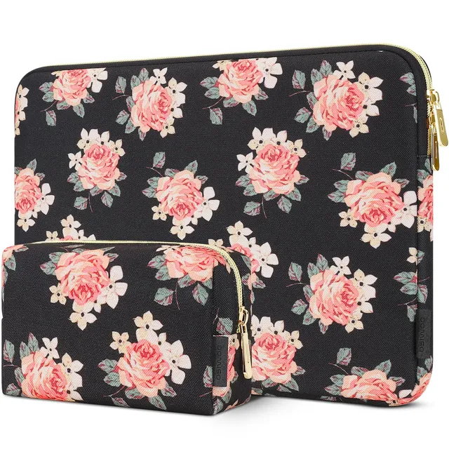 Domiso Laptop Sleeve 17,3 Pollici Custodia Impermeabile Nera