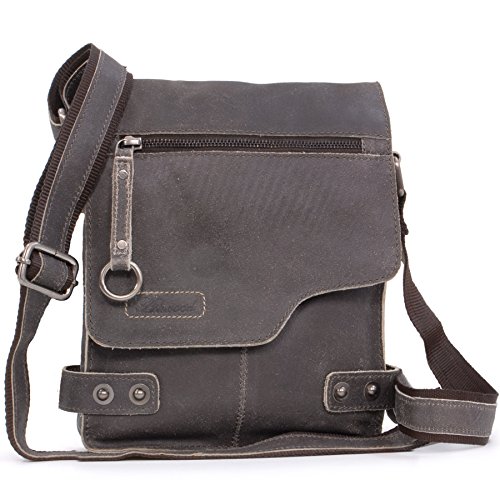 Ashwood Man Bags & Briefcases Camden 8351 borsa messenger Marrone compatta