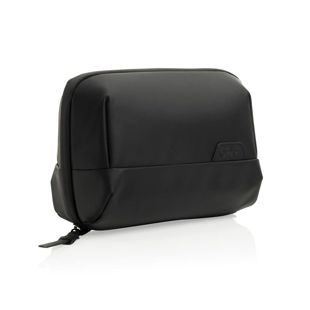 Swiss Peak OSLO pochette da viaggio nera 24×11×16 cm, fodera lavabile