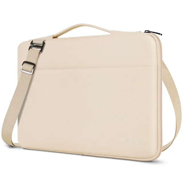 DOMISO Laptop Sleeve 14 pollici custodia notebook beige impermeabile