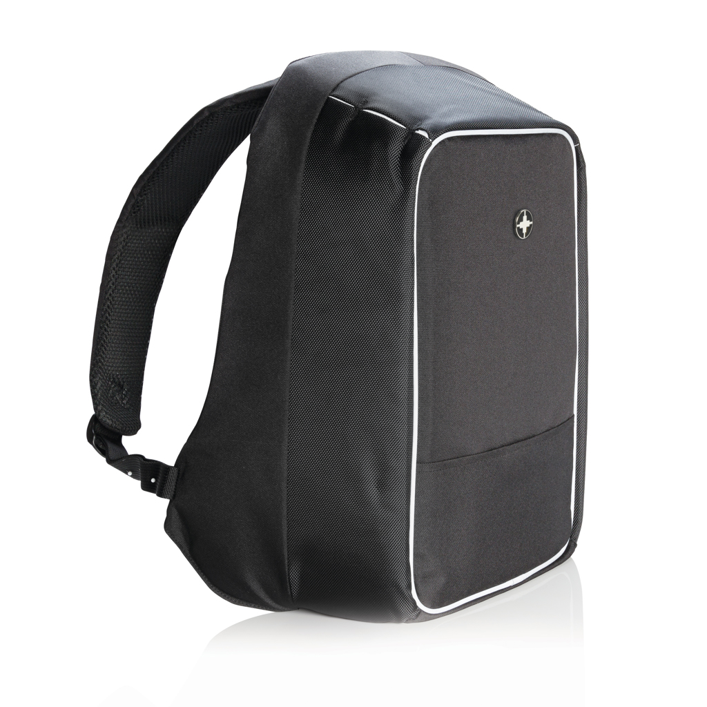 Swiss Peak Zaini Zaino porta PC 15,6″ antitaccheggio AWARE™ zaino nero USB