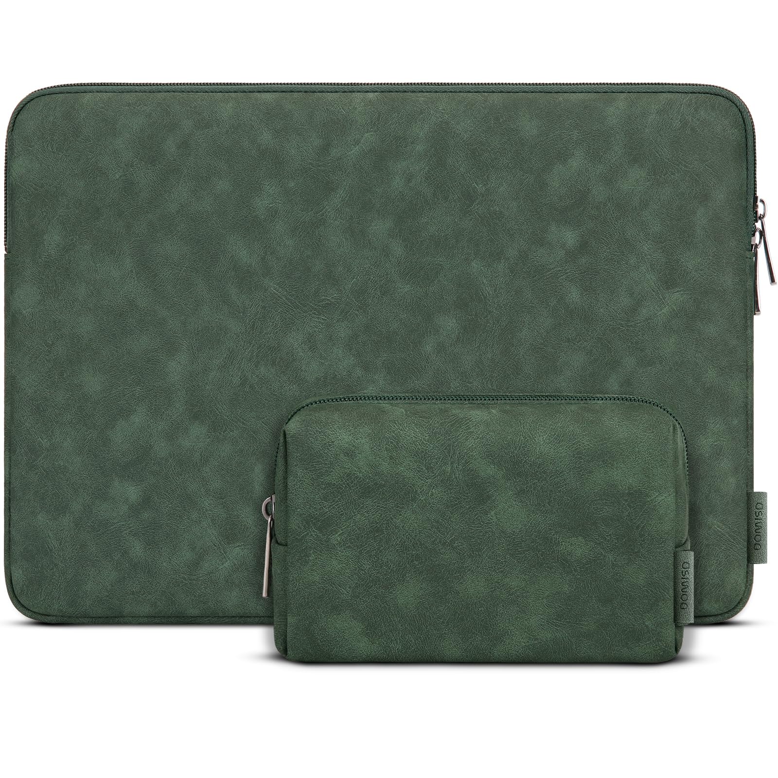 Domiso Laptop Sleeve 13,3 Pollici custodia verde scuro impermeabile