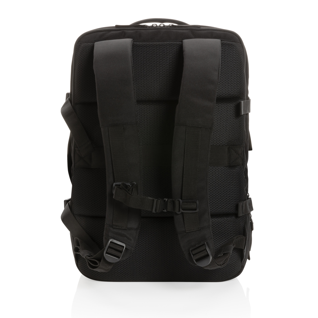 Swiss Peak Borse weekend Zaino weekend espandibile AWARE rPET 15,6″ nero