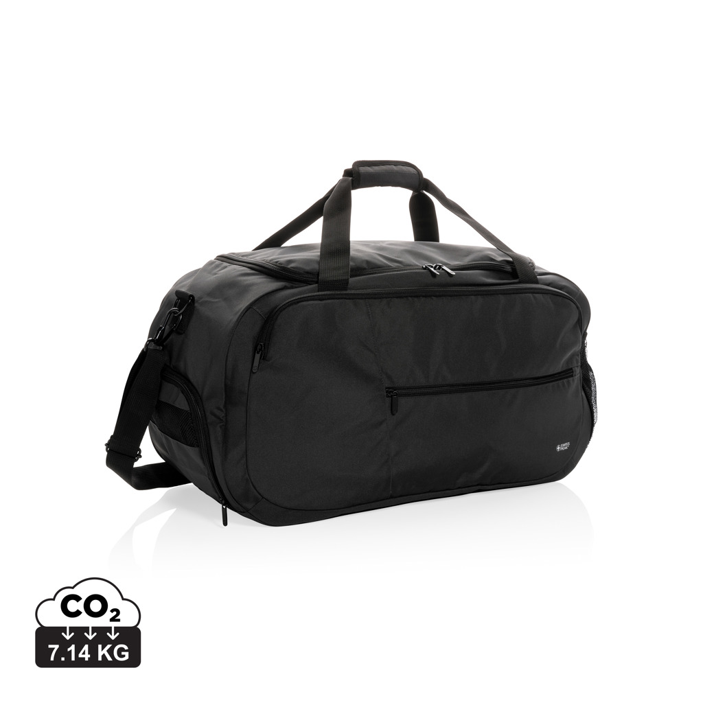 Swiss Peak Borse weekend Borsa sport in rPET AWARE™ borsone nero 31,5 bottiglie