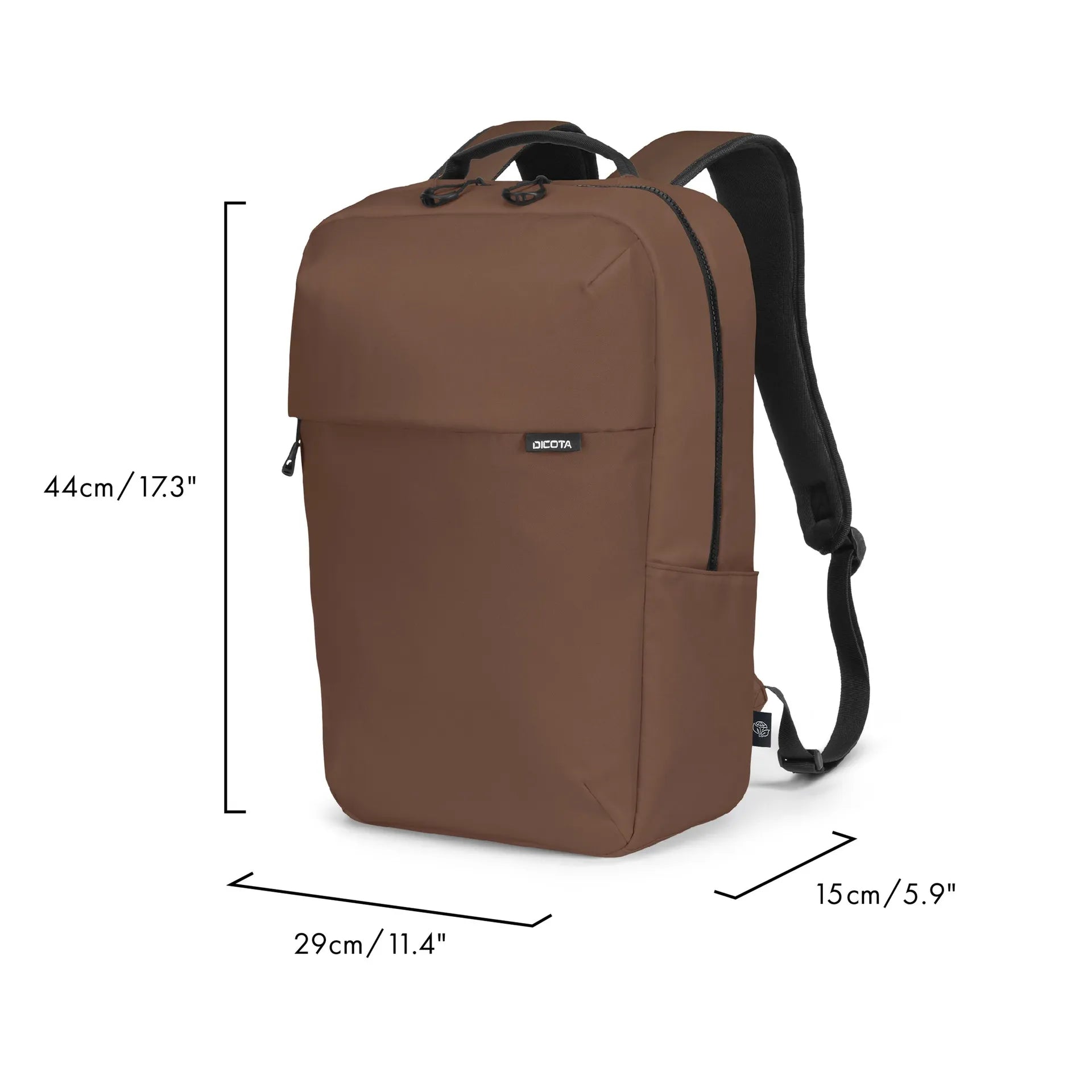 BASE XXO Backpacks COMMUTER 13-16 zaino marrone per laptop idrorepellente