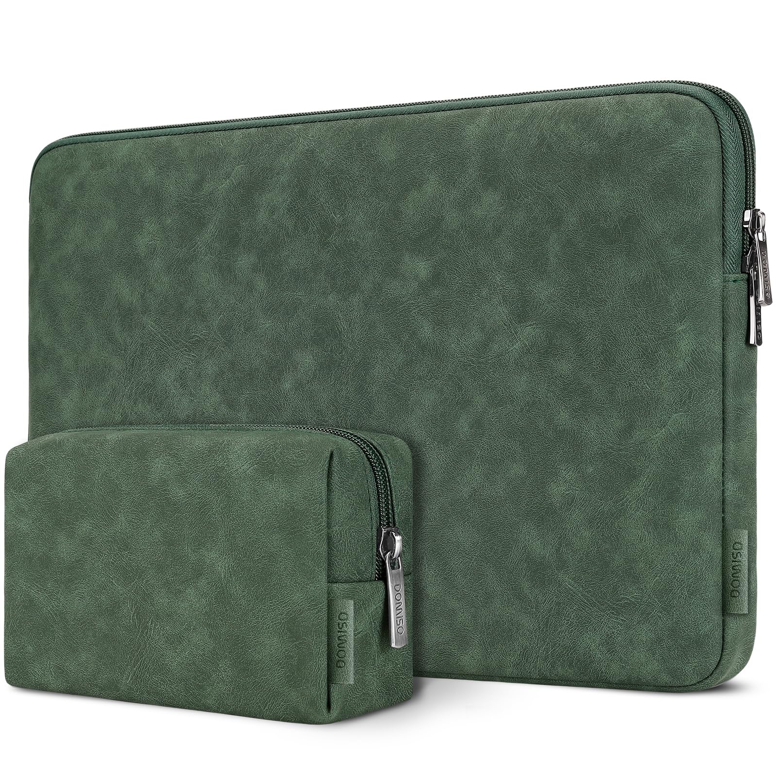 Domiso Laptop Sleeve 13,3 Pollici custodia verde scuro impermeabile