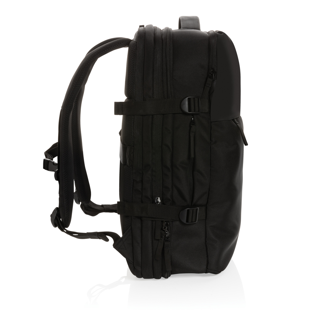 Swiss Peak Borse weekend Zaino weekend espandibile AWARE rPET 15,6″ nero