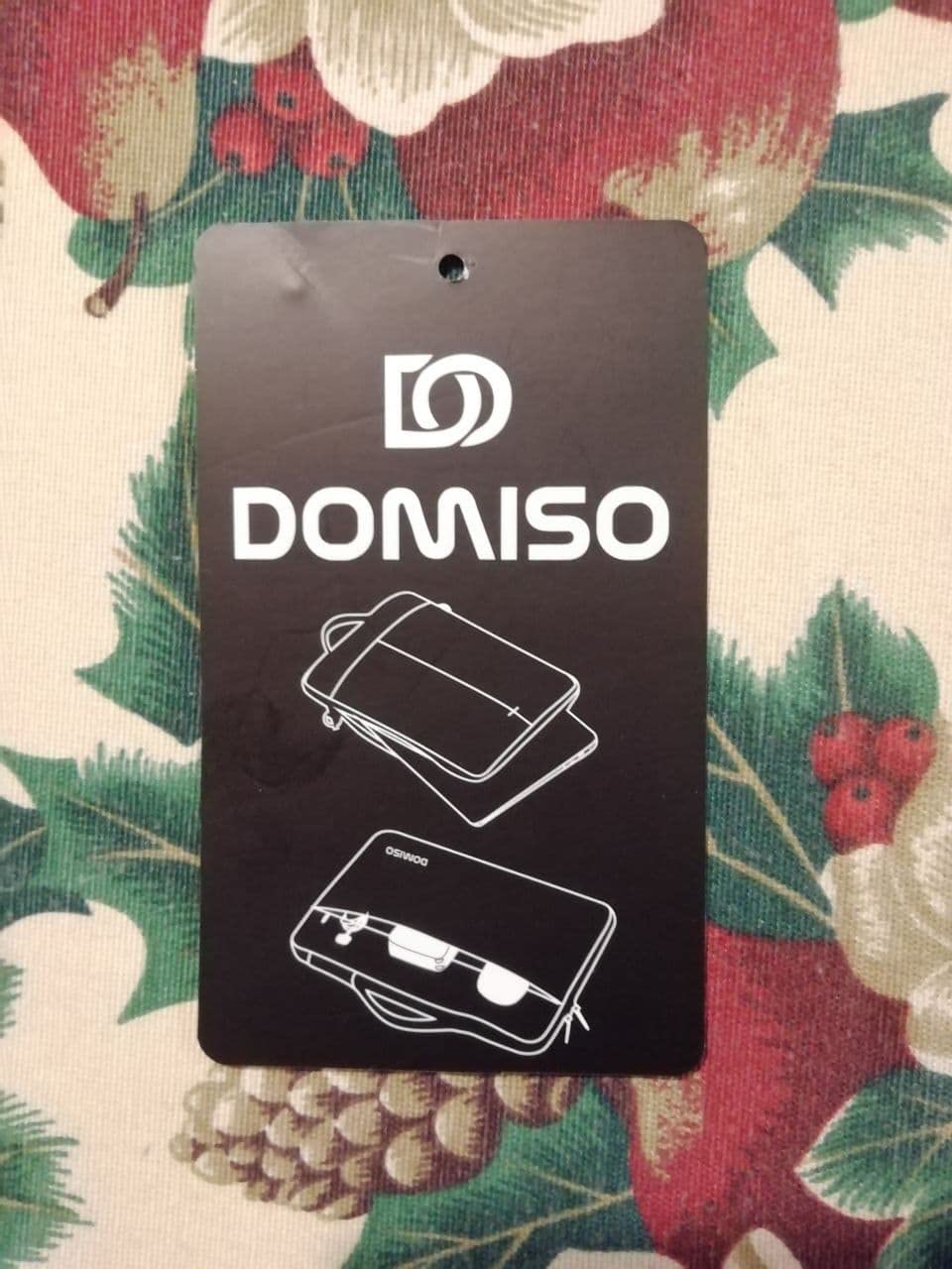 Domiso Laptop Sleeve 17,3 Pollici custodia laptop nera impermeabile