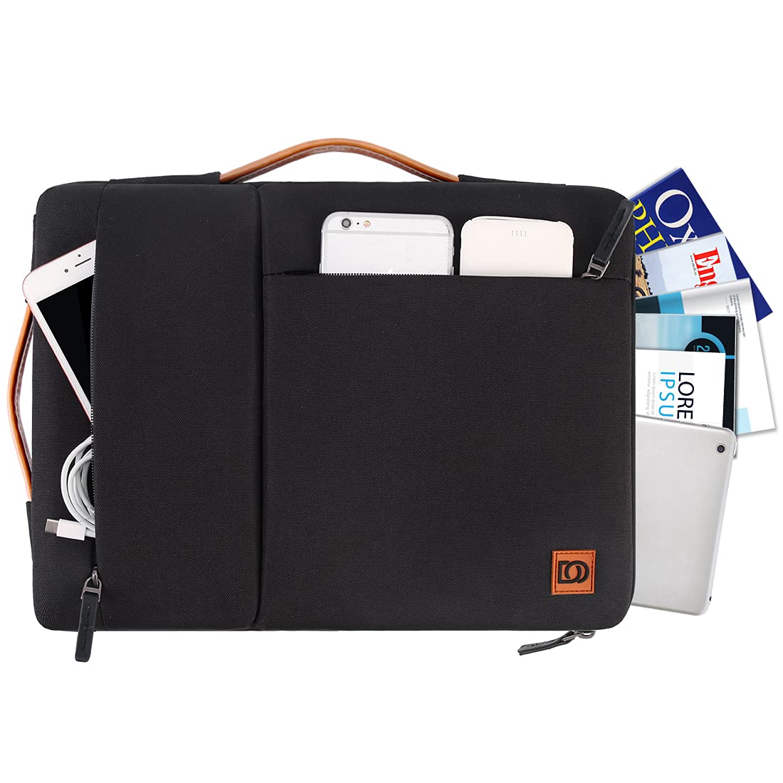 Domiso Laptop Sleeve 10,1 Pollici custodia tablet nera impermeabile