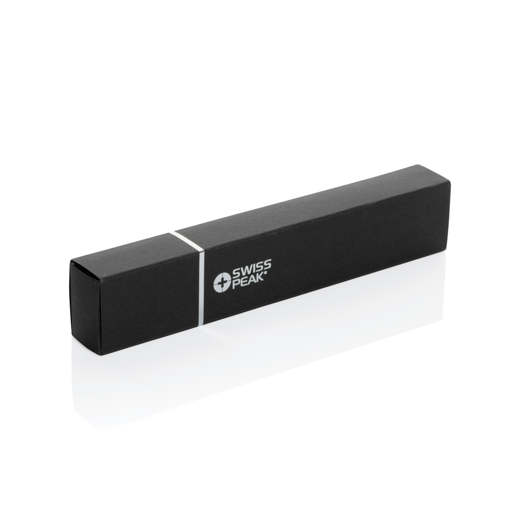 Swiss Peak Ufficio & Scrittura Storm penna doppia nera in alluminio riciclato RCS