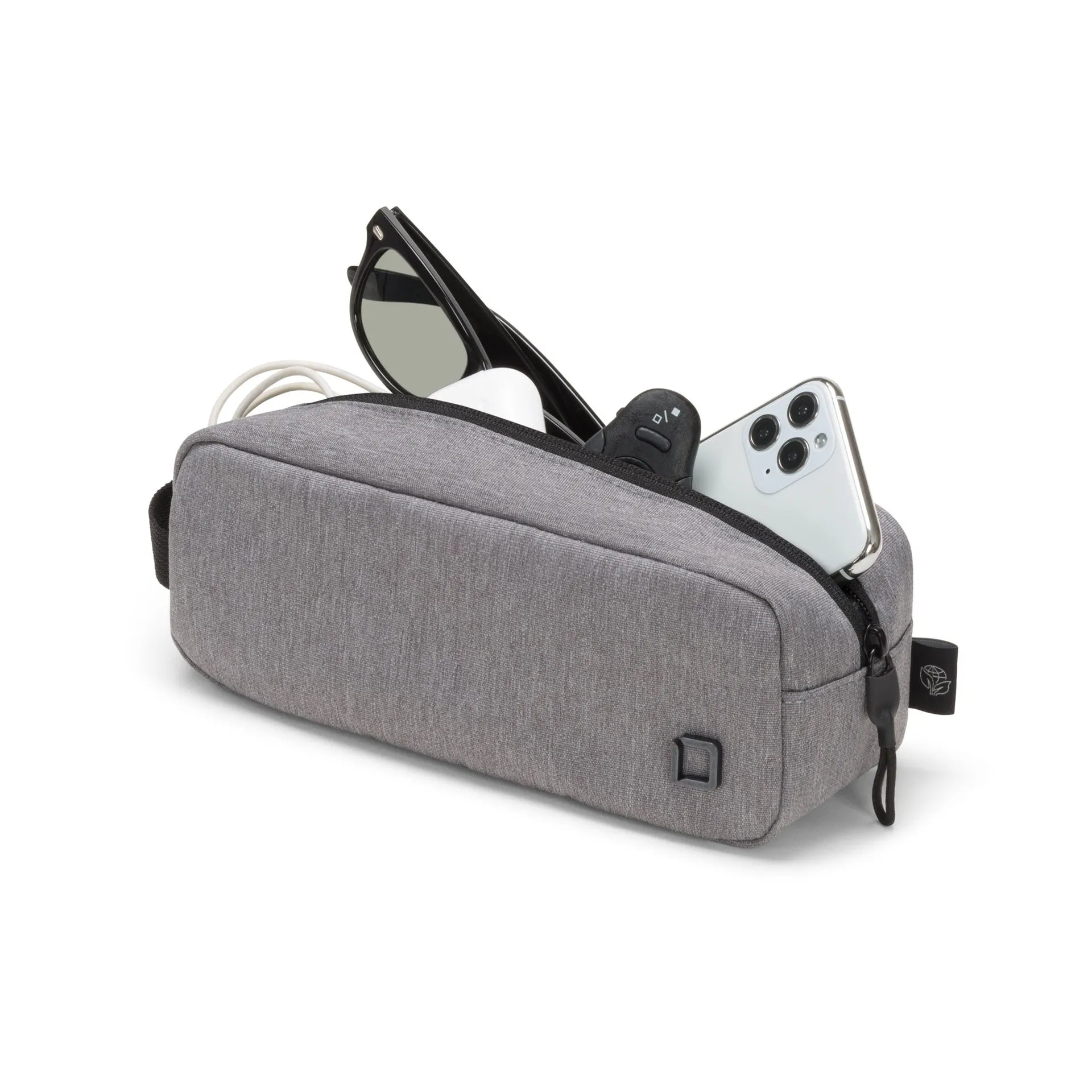 BASE XXO Pouches Eco Accessories Pouch MOTION Light Grey pochette accessori rPET