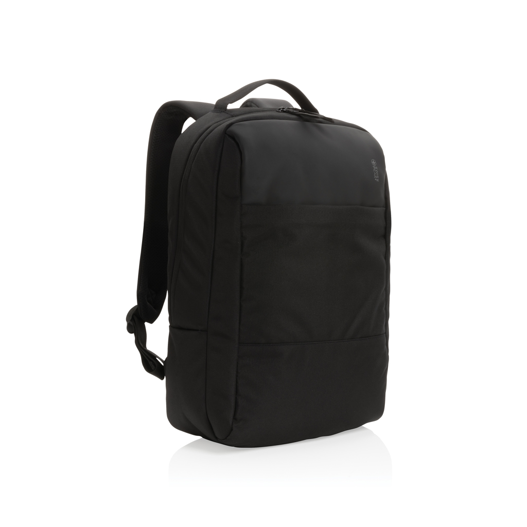 Swiss Peak Zaini zaino porta PC 15,6″ rPET AWARE™ nero riciclato