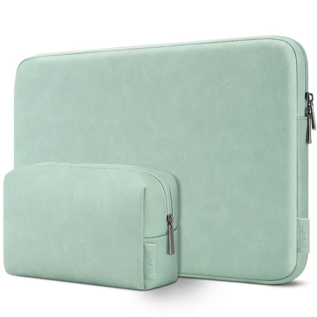 Domiso Laptop Sleeve 17.3 Pollici custodia laptop Verde Chiaro impermeabile