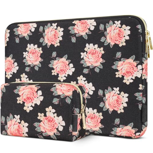 Domiso Laptop Sleeve 17,3 Pollici Custodia Impermeabile Nera