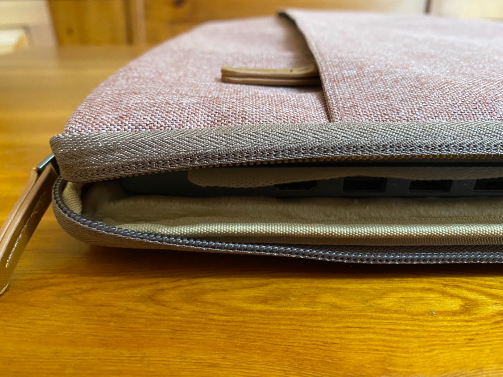 Domiso Laptop Sleeve 15.6 Pollici custodia laptop rosa impermeabile