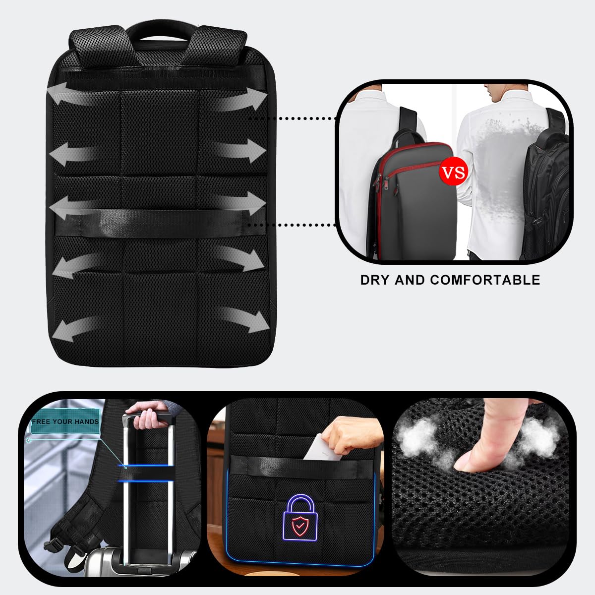 ZINZ Backpacks zaino laptop B01rd01 13-24 L espandibile