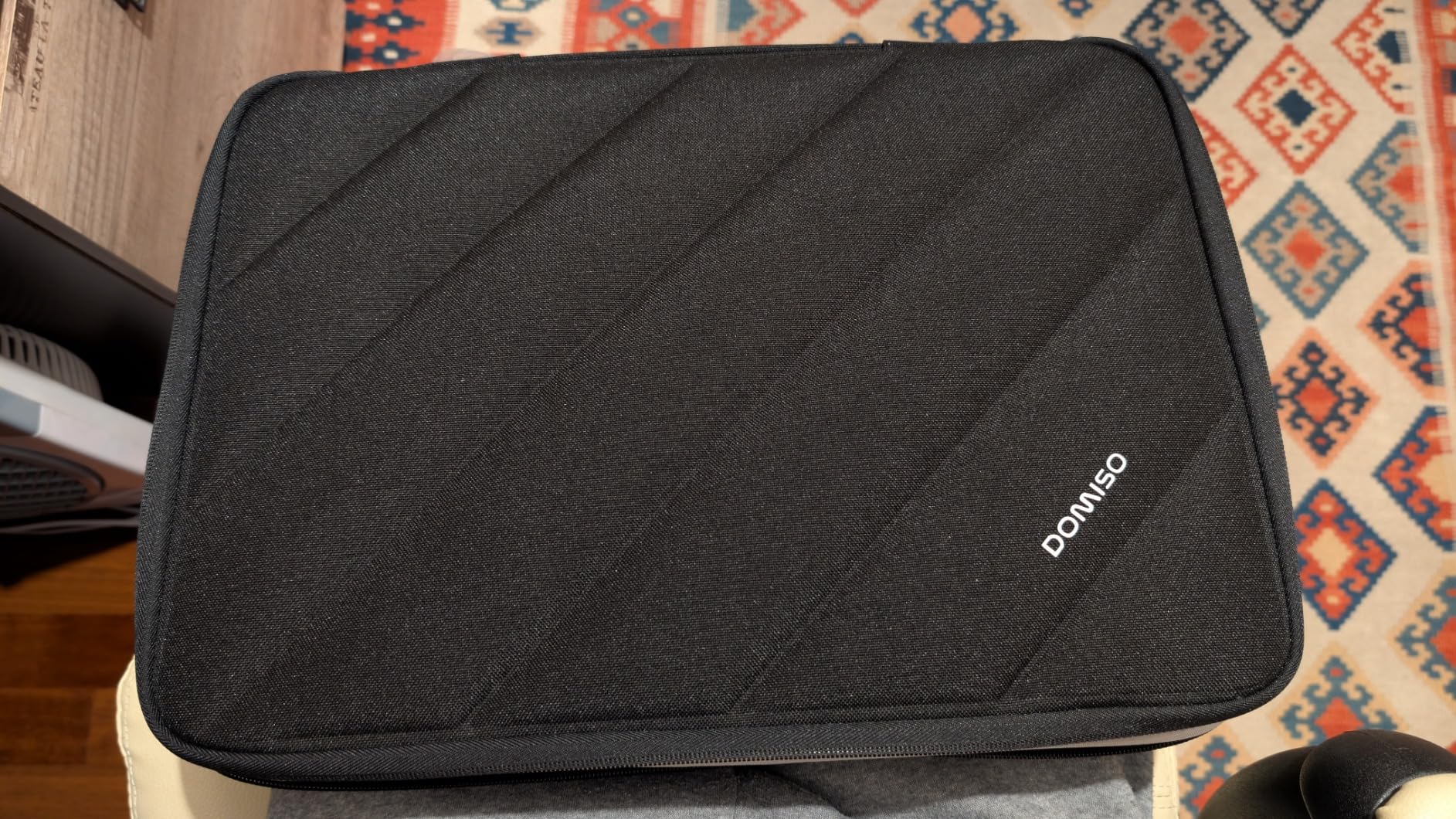 Domiso Laptop Sleeve 17,3 pollici custodia nera impermeabile