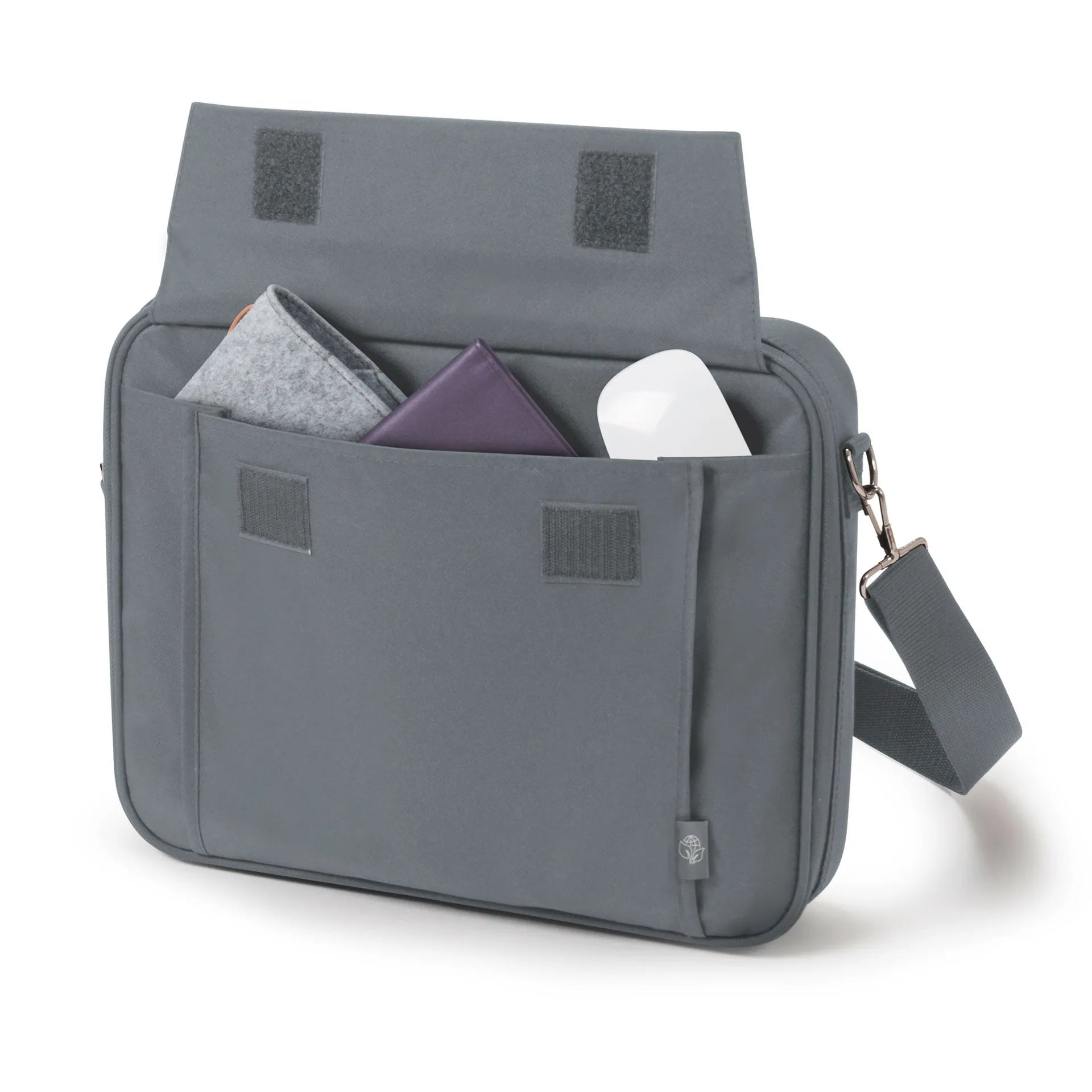 BASE XXO Laptop Bags Eco Multi BASE 14-16 Grey borsa laptop grigia riciclata
