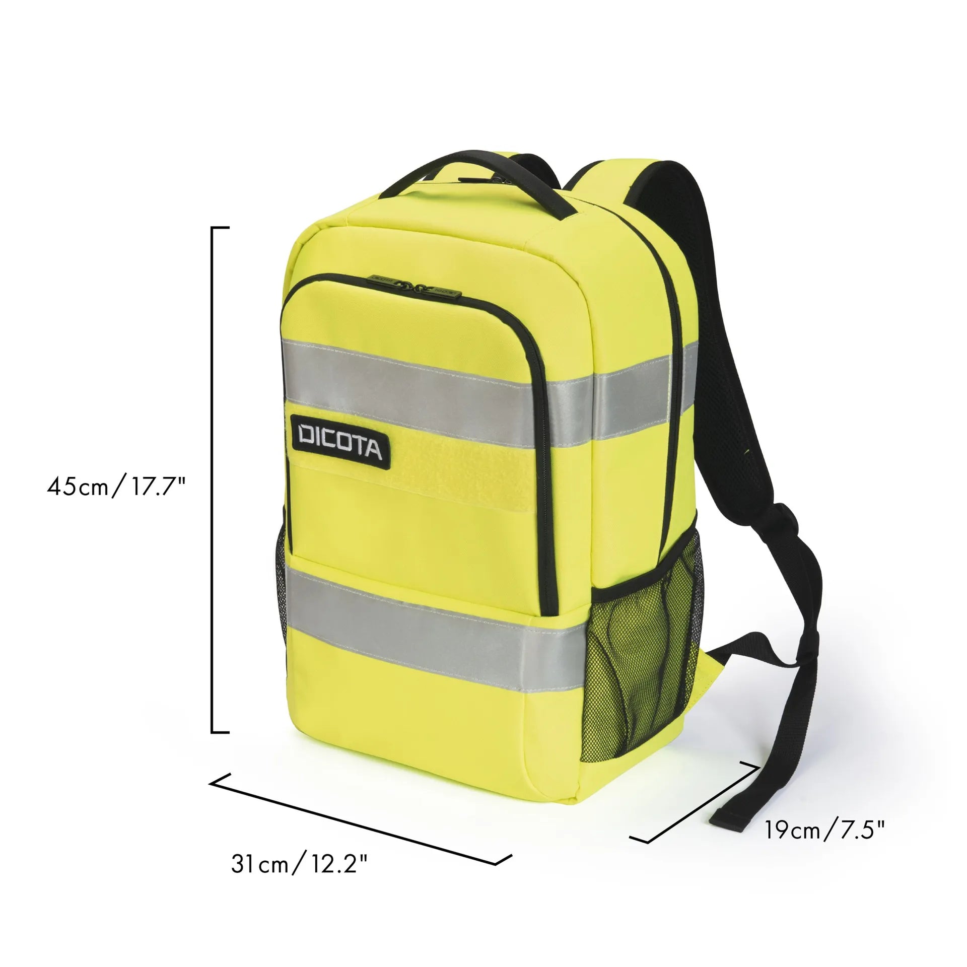 BASE XXO Zaini HI-VIS Base zaino 24 L giallo in PET riciclato