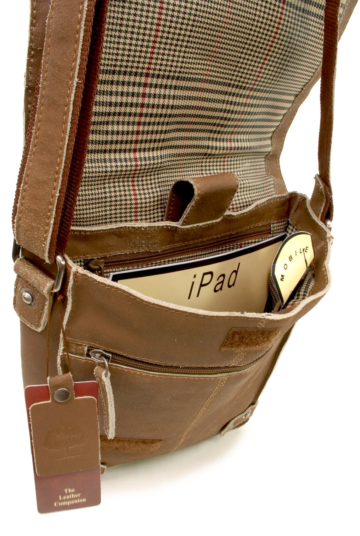 Ashwood Man Bags & Briefcases 8352 Kingston borsa messenger A5 pelle bufalo