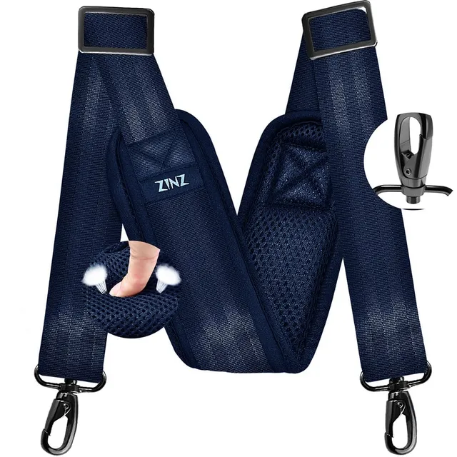 ZINZ Shoulder Pads 77 Pollici tracolla blu con cuscino fisso spesso