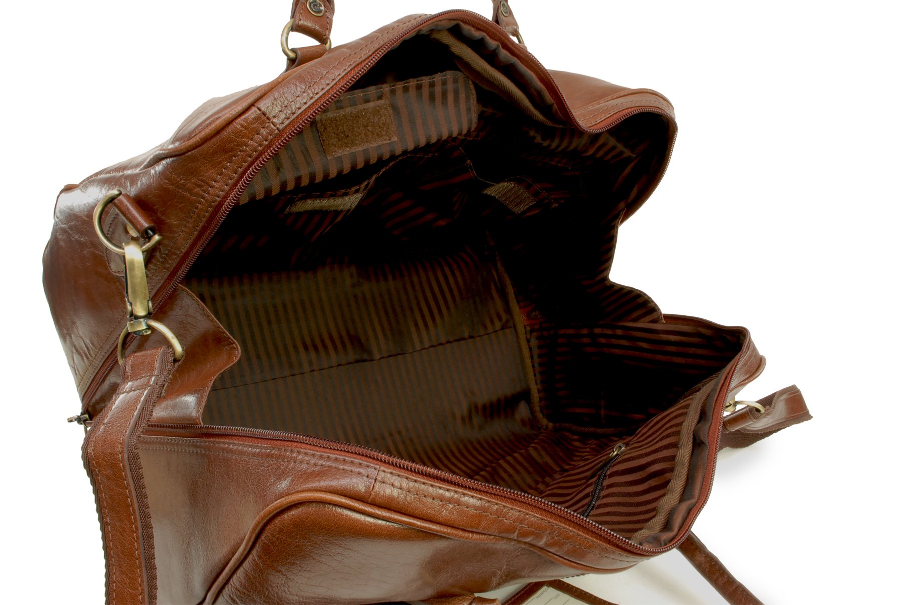 Ashwood Holdalls Harry borsone da viaggio in pelle castagna