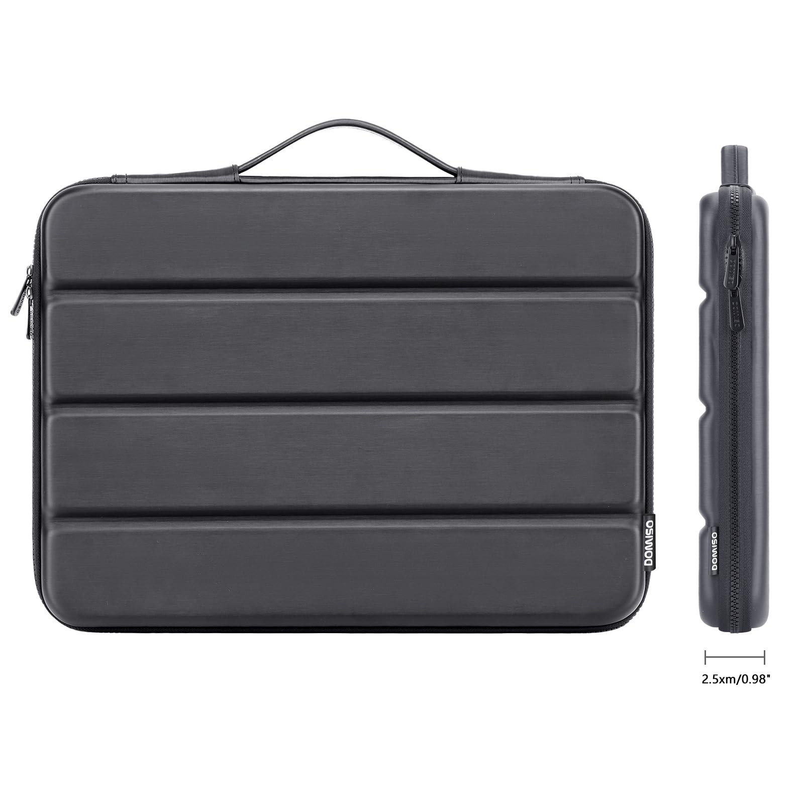 Domiso EVA Laptop Bag 17,3 pollici borsa nera antiurto