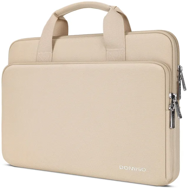 Domiso Laptop Sleeve 17,3 pollici custodia laptop beige impermeabile