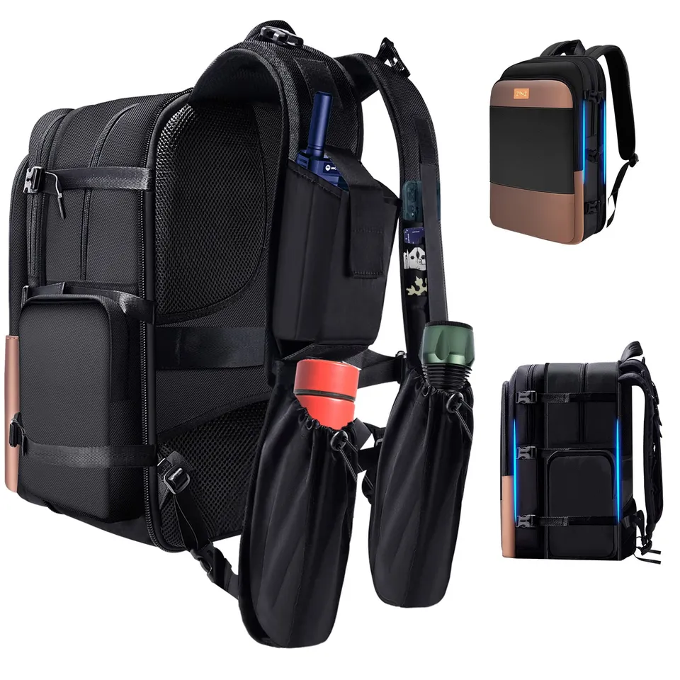 ZINZ Backpacks zaino sottile ed espandibile 15,6 pollici per laptop
