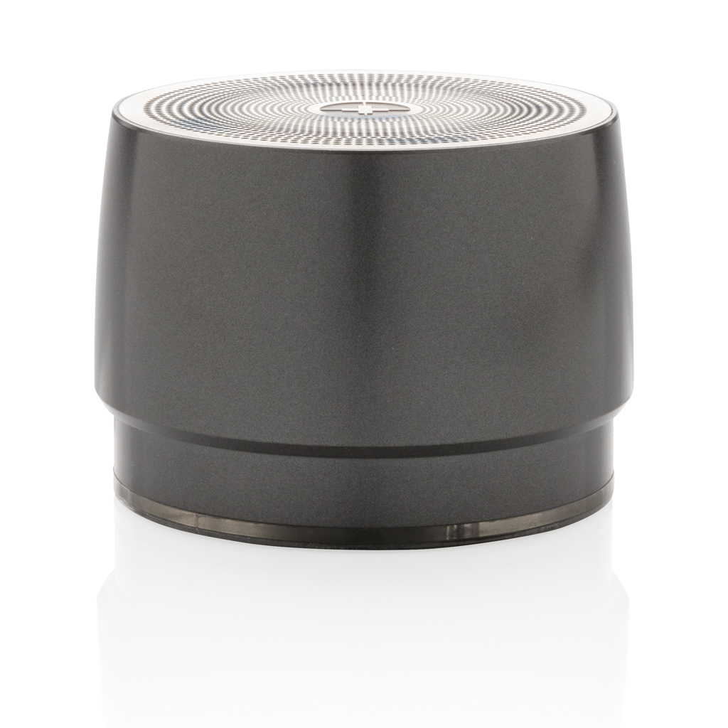 Swiss Peak Audio 5W speaker wireless grigio, 1 pezzo in acciaio