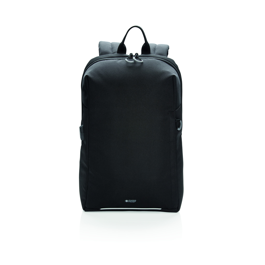 Swiss Peak Zaini zaino porta PC RFID USB A AWARE nero 15,6″