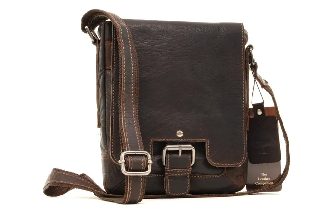 Ashwood Man Bags & Briefcases 8341 borsa a tracolla A5 in pelle