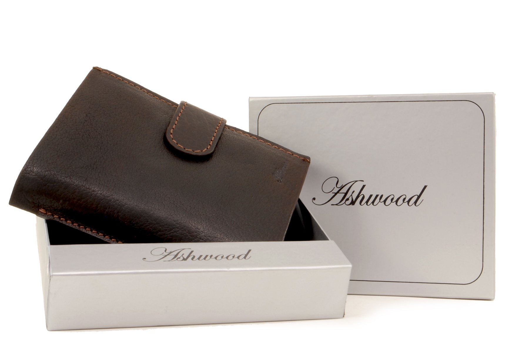 Ashwood Kingston Leather Companion 1412 portafoglio uomo in pelle