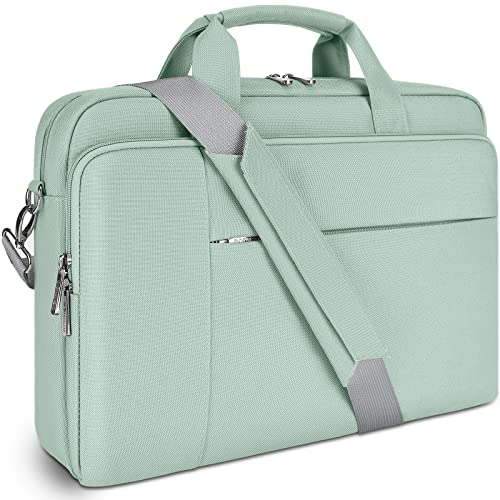 Domiso Laptop Briefcase 17,3 pollici borsa verde salvia impermeabile