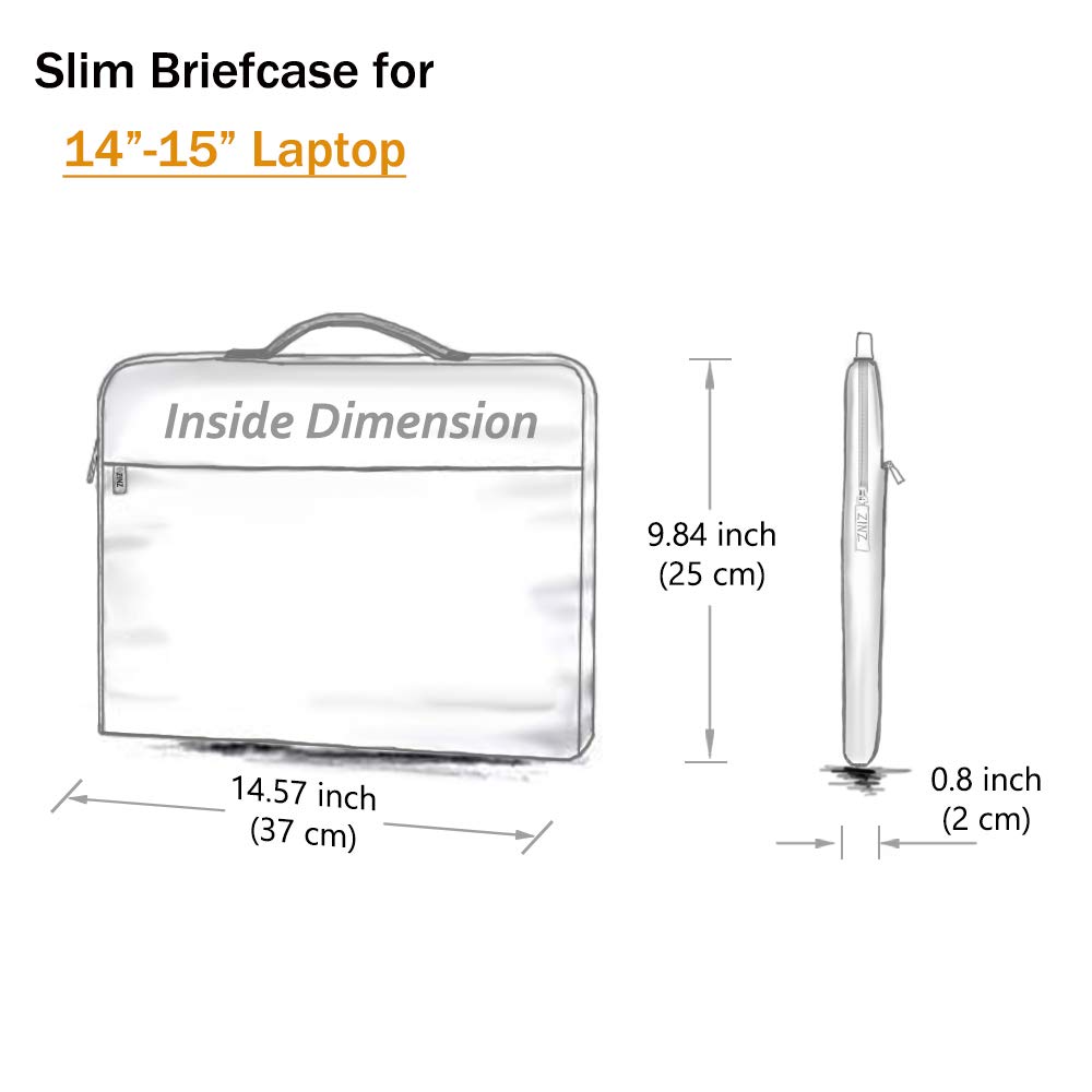 ZINZ Sleeves custodia laptop 15–16 pollici sottile resistente agli schizzi