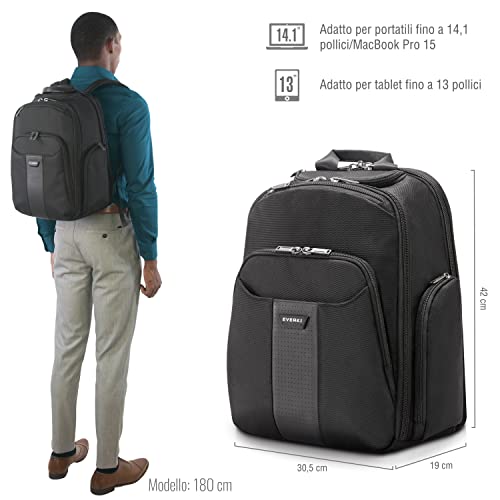 EVERKI Zaini per Portatile Versa 2 zaino laptop Nero 21,5 L