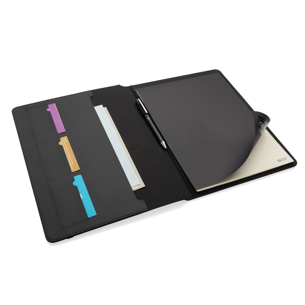 Swiss Peak Ufficio & Scrittura Script AWARE portablocco A4 nero riciclato